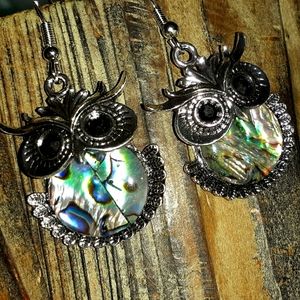 Abalone shell earrings